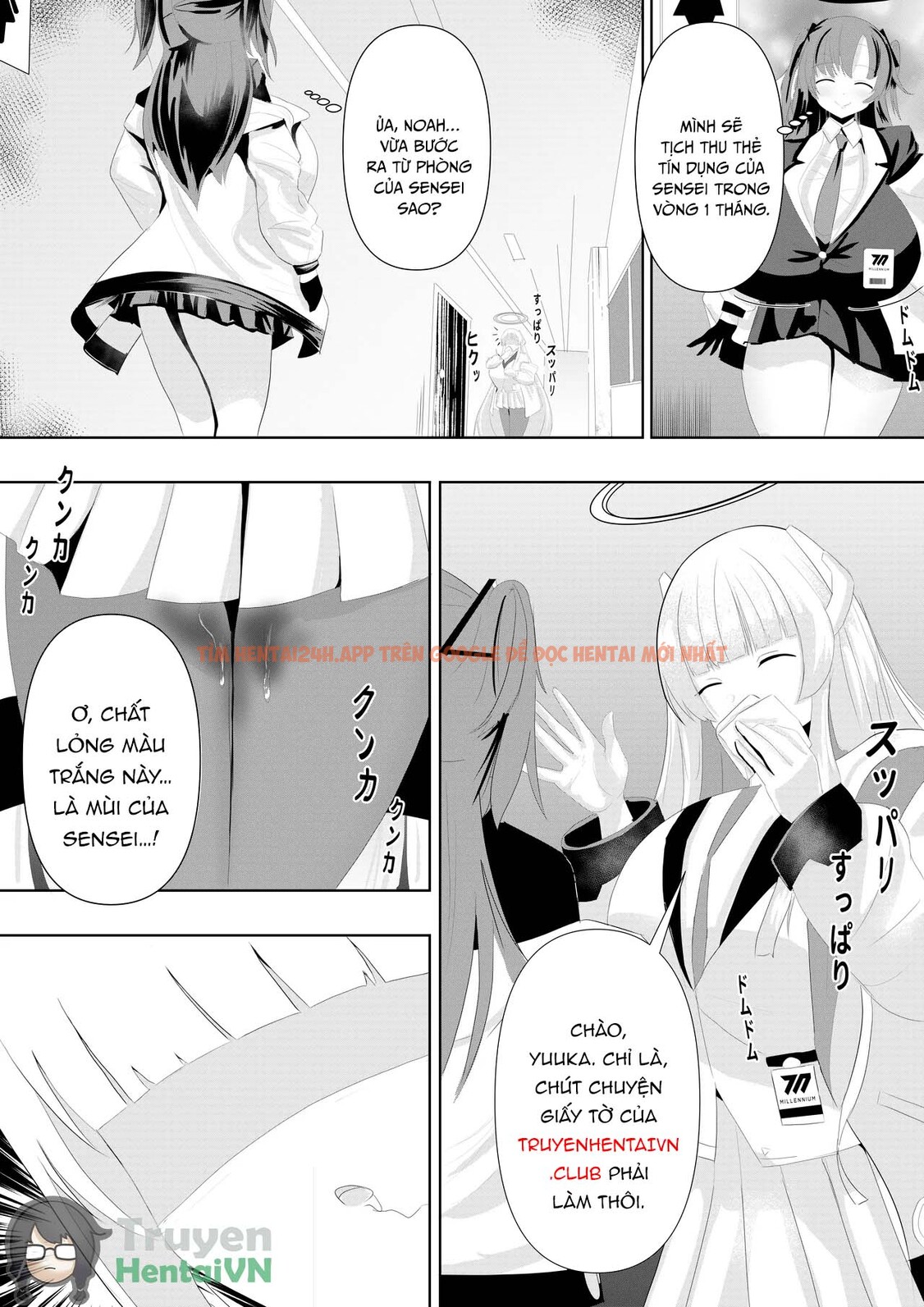 Xem ảnh 14 trong truyện hentai Yuuka No Aijou Wa, Kiken Na Made Ni Kyouretsu De Aru (Blue Archive) - One Shot - hentaitvn.net