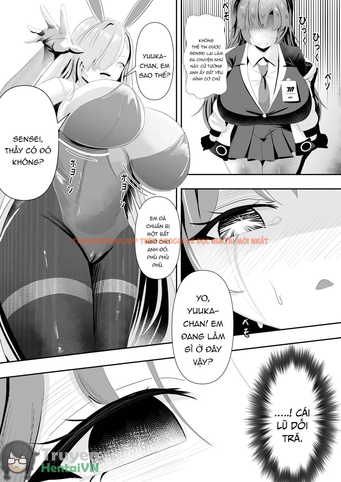 Xem ảnh 15 trong truyện hentai Yuuka No Aijou Wa, Kiken Na Made Ni Kyouretsu De Aru (Blue Archive) - One Shot - hentaitvn.net