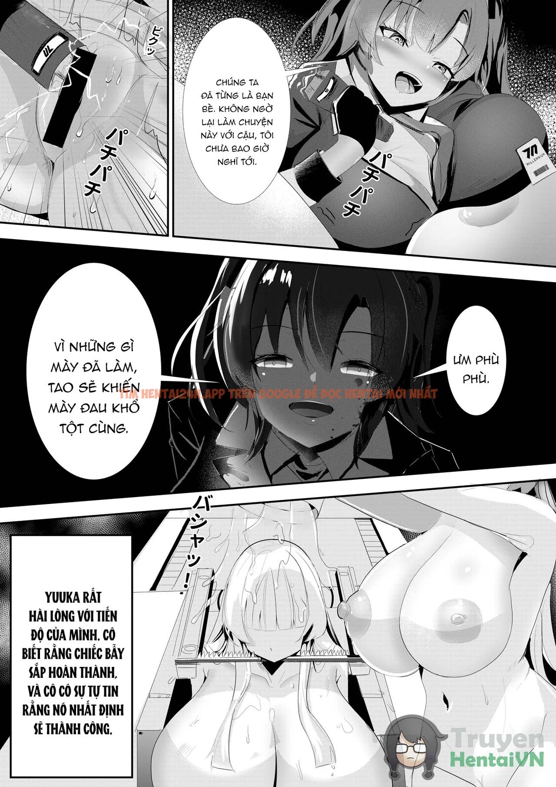 Xem ảnh 20 trong truyện hentai Yuuka No Aijou Wa, Kiken Na Made Ni Kyouretsu De Aru (Blue Archive) - One Shot - hentaitvn.net